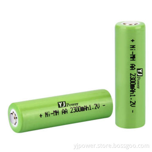 1.2V AA 2,300mAh NiMH Batteries for Power Tools with 500 Times Lifespan Cycles